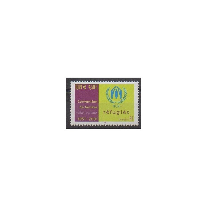 France - Poste - 2001 - Nb 3416 - Human Rights