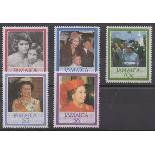 Jamaica - 1986 - Nb 640/644 - Royalty