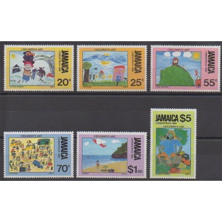 Jamaïque - 1990 - No 764/769 - Dessins d'enfants