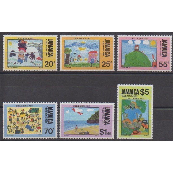 Jamaica - 1990 - Nb 764/769 - Children's drawings
