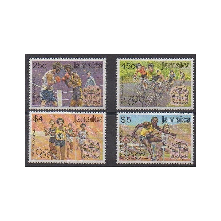 Jamaica - 1988 - Nb 716/719 - Summer Olympics