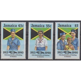 Jamaica - 1990 - Nb 751/753 - Scouts