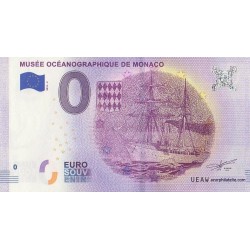 Euro bankenote memory - MC - Musée océanographique de Monaco - Navire seconde Princesse Alice - 2018-2