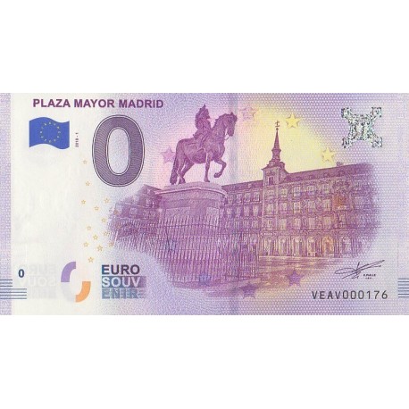 Euro bankenote Memory - ES - Plaza Mayor Madrid - 2018-1 - No 176