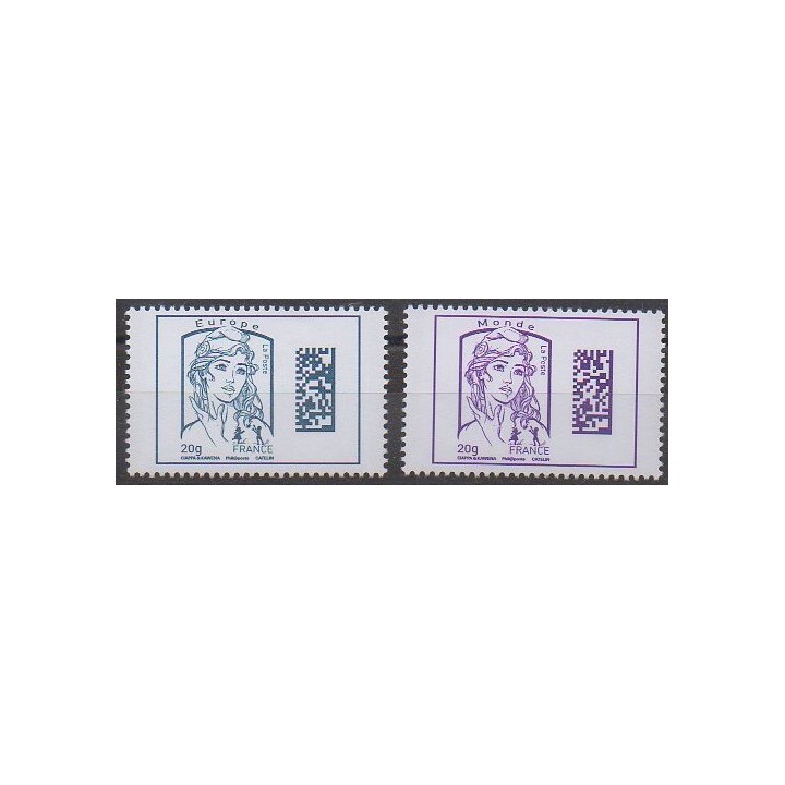 France - Poste - 2015 - No 4975/4976