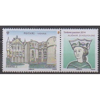 France - Poste - 2014 - Nb 4859 - Various Historics Themes - Castles
