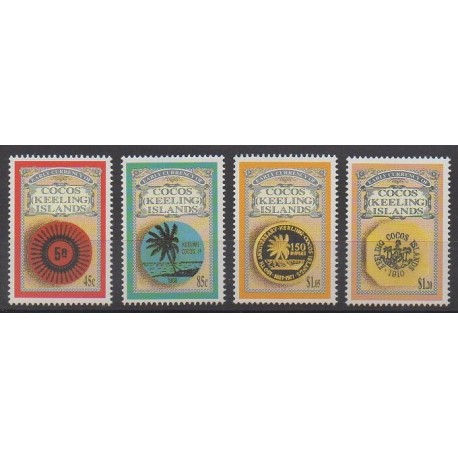 Cocos (Iles) - 1993 - No 271/274 - Monnaies, billets ou médailles