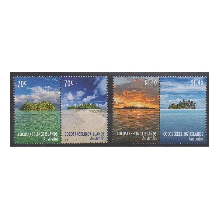 Cocos (Island) - 2015 - Nb 491/494 - Sights