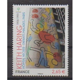 France - Poste - 2014 - No 4901 - Santé ou Croix-Rouge - Peinture