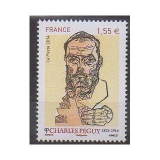 France - Poste - 2014 - No 4898 - Littérature - Célébrités