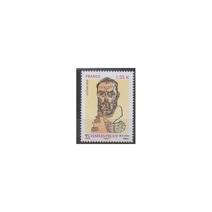 France - Poste - 2014 - No 4898 - Littérature - Célébrités