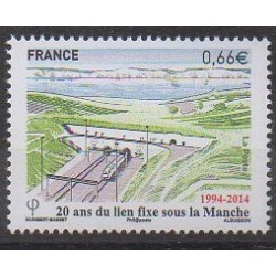 France - Poste - 2014 - No 4861 - Chemins de fer