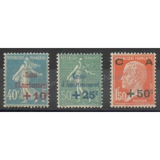 Timbres  - France - Poste - 1927 - No 246/248