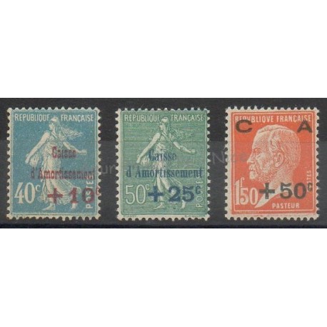 France - Poste - 1927 - No 246/248