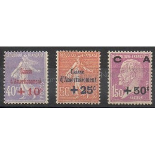 Timbres  - France - Poste - 1928 - No 249/251