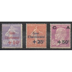 France - Poste - 1928 - No 249/251