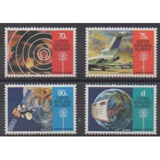 Cocos (Island) - 1987 - Nb 163/166 - Telecommunications