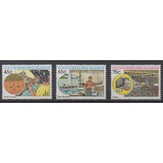 Cocos (Island) - 1987 - Nb 167/169 - Craft