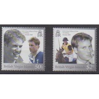 Vierges (Iles) - 2003 - No 986/987 - Royauté - Principauté