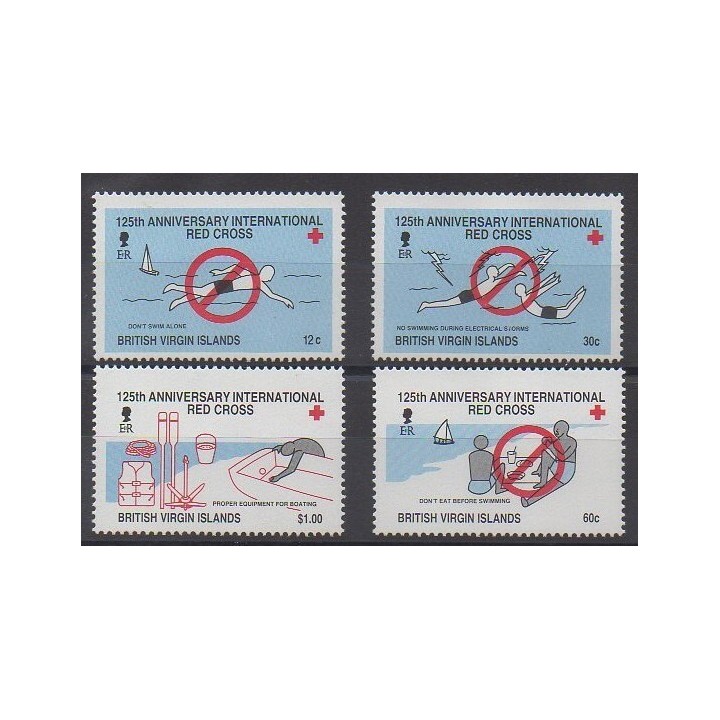 Virgin (Islands) - 1988 - Nb 604/607 - Health