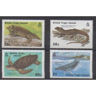 Virgin (Islands) - 1988 - Nb 610/613 - Reptils