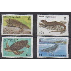 Virgin (Islands) - 1988 - Nb 610/613 - Reptils