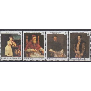 Vierges (Iles) - 1988 - No 590/593 - Peinture