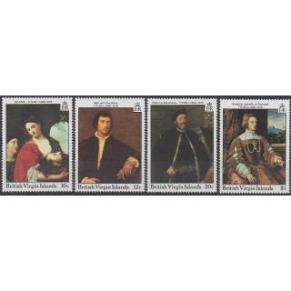 Vierges (Iles) - 1988 - No 598/601 - Peinture