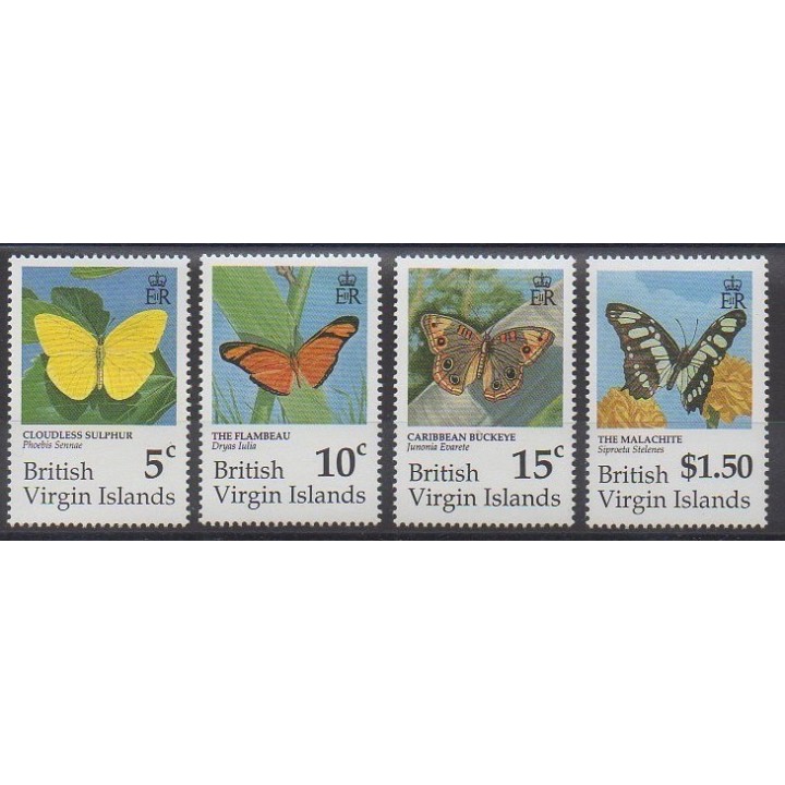 Vierges (Iles) - 1991 - No 688/691 - Insectes