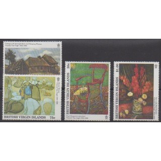 Virgin (Islands) - 1991 - Nb 696/699 - Paintings