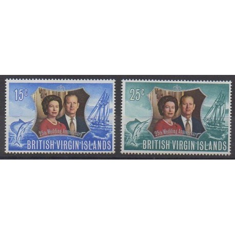Virgin (Islands) - 1972 - Nb 239/240 - Royalty