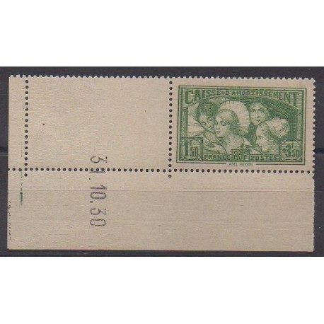 France - Poste - 1931 - No 269 - Coin daté et très bon centrage