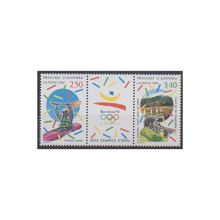 French Andorra - 1992 - Nb 419A - Summer Olympics