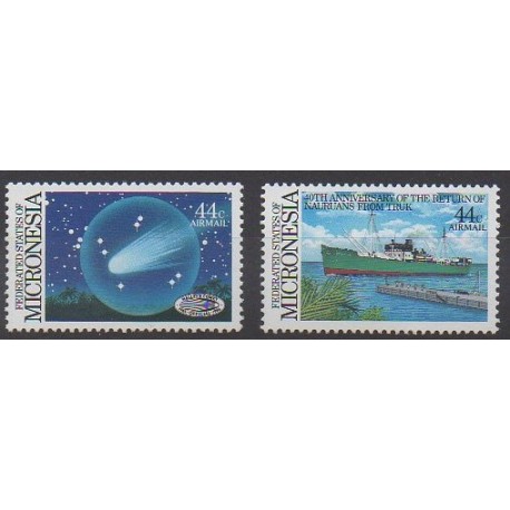 Micronésie - 1986 - No PA16/PA17 - Astronomie