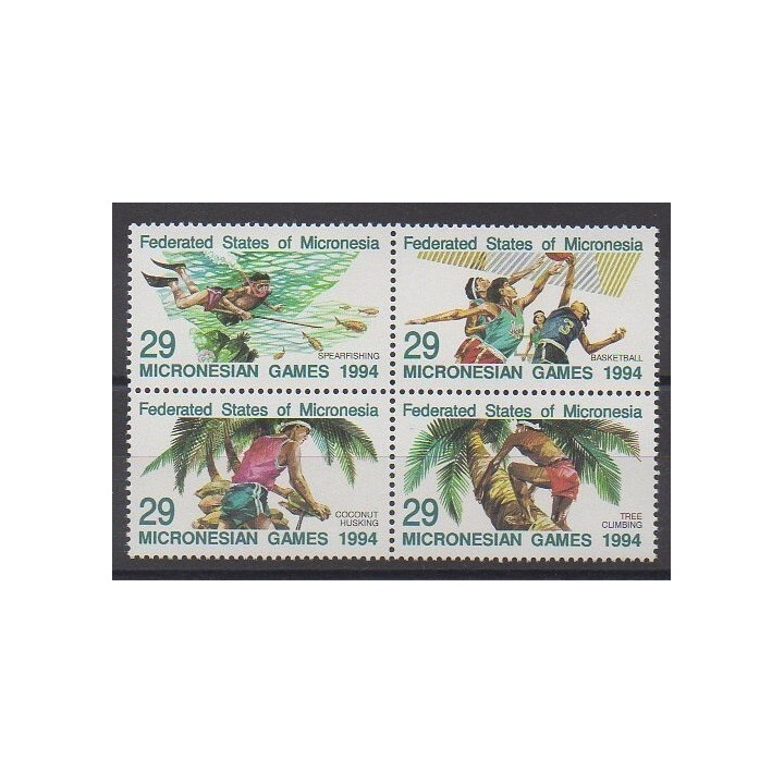 Micronesia - 1994 - Nb 287/290 - Various sports