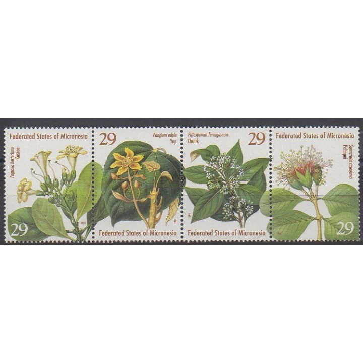 Micronésie - 1994 - No 296/299 - Fleurs