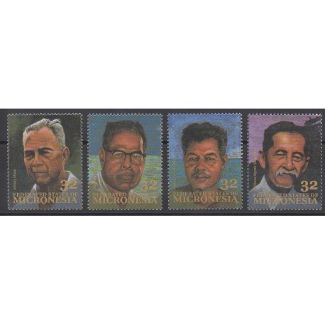 Micronésie - 1994 - No 328/331 - Célébrités
