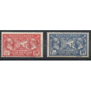 Timbres  - France - Poste - 1927 - No 244/245