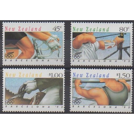 Nouvelle-Zélande - 1992 - No 1164/1167 - Jeux Olympiques d'été