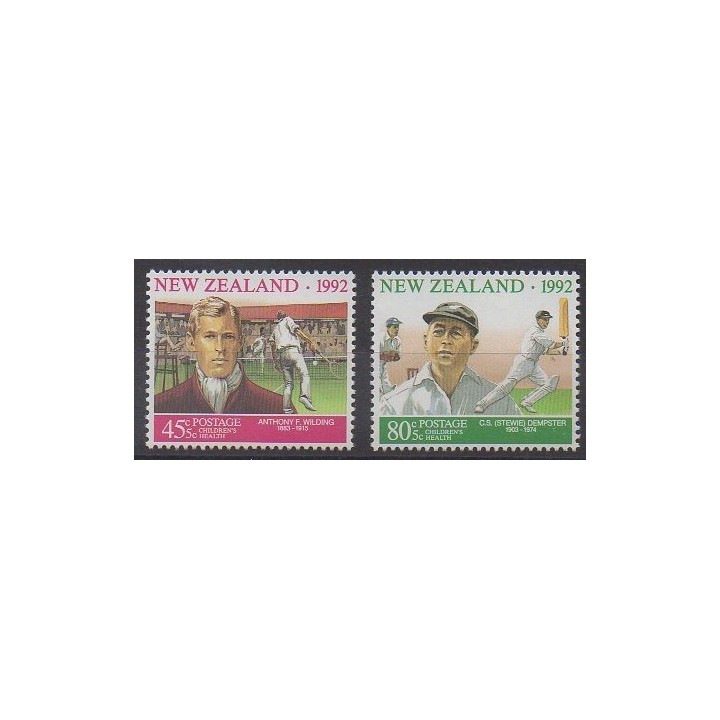 New Zealand - 1992 - Nb 1186/1187 - Various sports