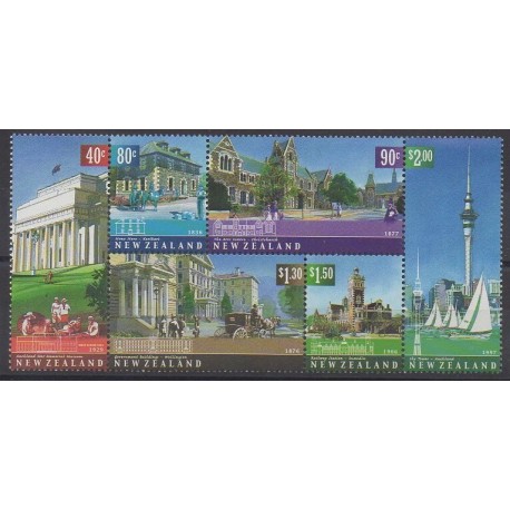 Nouvelle-Zélande - 2002 - No 1907/1912 - Monuments