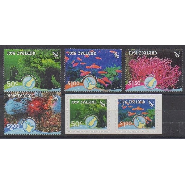 Nouvelle-Zélande - 2008 - No 2376/2381 - Animaux marins