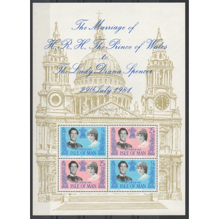 Stamps - Theme royalty - Man (Isle of) - 1981 - Nb BF 5