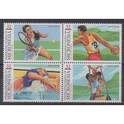Micronésie - 1997 - No 473/476 - Jeux Olympiques d'été