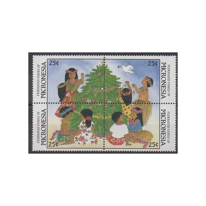 Micronesia - 1988 - Nb 61/64 - Christmas
