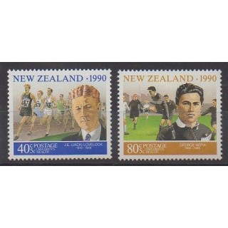 New Zealand - 1990 - Nb 1076/1077 - Various sports