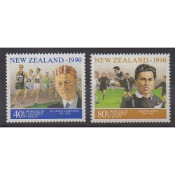 Nouvelle-Zélande - 1990 - No 1076/1077 - Sports divers
