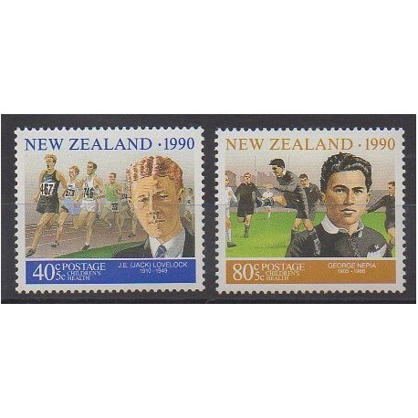New Zealand - 1990 - Nb 1076/1077 - Various sports