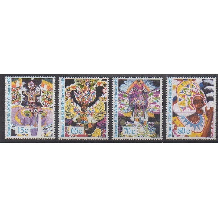 Bahamas - 1999 - No 1017/1020 - Noël - Folklore