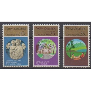 Nouvelle-Zélande - 1980 - No 778/780 - Noël